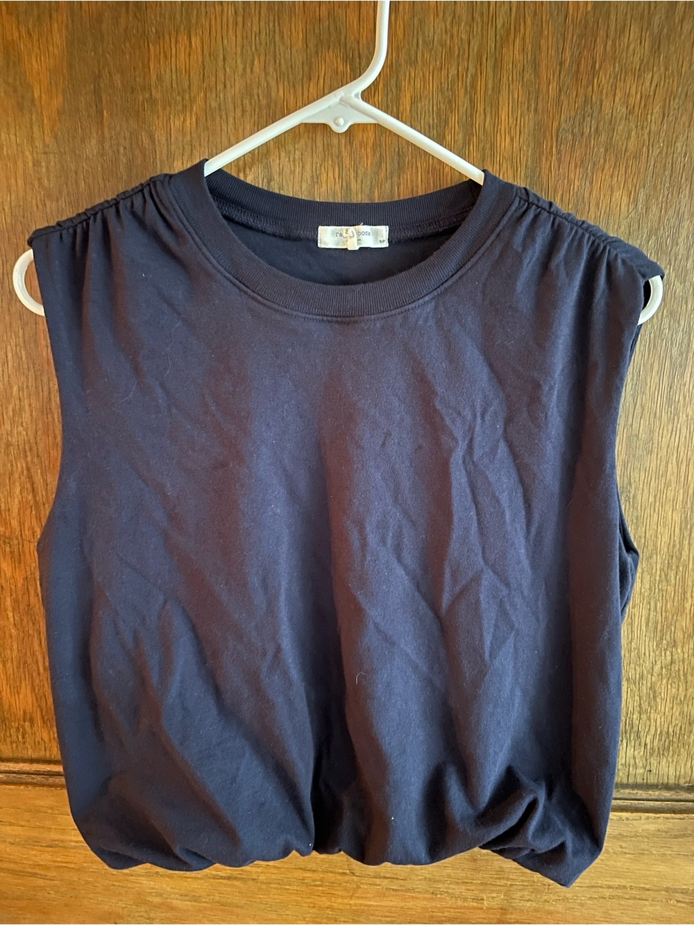rag & bone Navy Sleeveless Crewneck Tank
